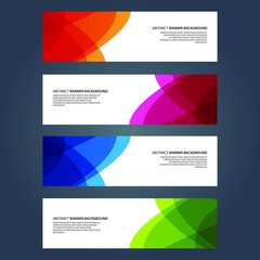 Fototapeta premium Vector Abstract design banner web template