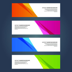 Fototapeta premium Vector Abstract design banner web template