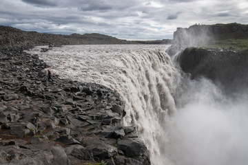 Dettifoss Waterfall north Iceland