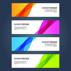 Vector Abstract design banner web template
