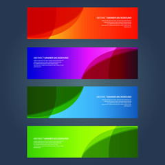 Vector Abstract design banner web template