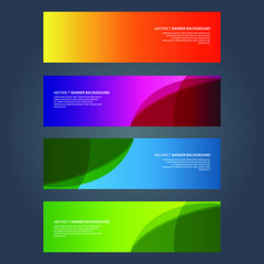 Vector Abstract design banner web template