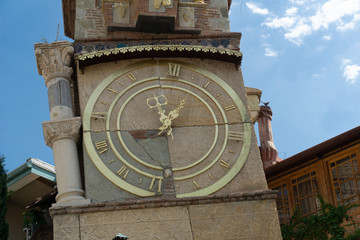 Clock on Gabriadze Theater in Tbilisi