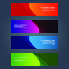 Vector Abstract design banner web template