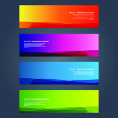 Fototapeta premium Vector Abstract design banner web template