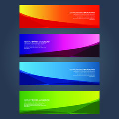 Vector Abstract design banner web template