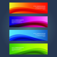 Fototapeta premium Vector Abstract design banner web template
