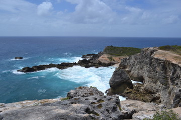 falaise guadeloupe