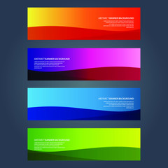 Fototapeta premium Vector Abstract design banner web template