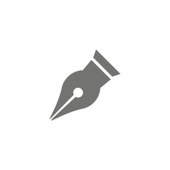 Fountain pen icon symbol