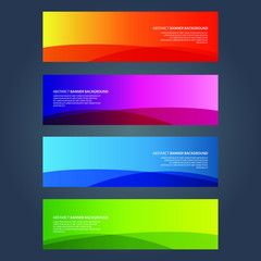 Vector Abstract design banner web template