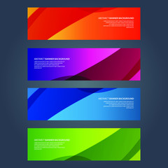Vector Abstract design banner web template