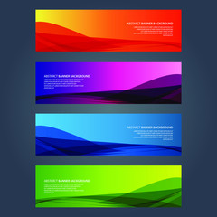 Fototapeta premium Vector Abstract design banner web template