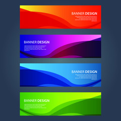Vector Abstract design banner web template