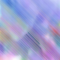 diagonal motion speed lines background or backdrop with light pastel purple, thistle and teal blue colors. good for design texture. square graphic