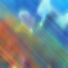 abstract concept of diagonal motion speed lines with blue chill, gray gray and peru colors. good as background or backdrop wallpaper. square graphic