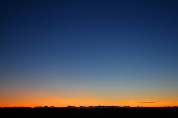 Sunset Rocky Mountains