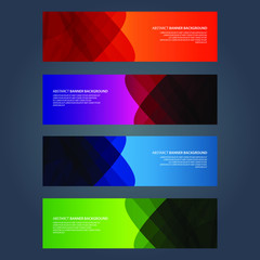 Vector Abstract design banner web template