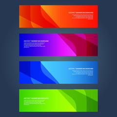 Vector Abstract design banner web template