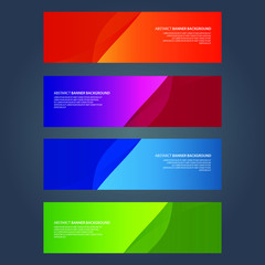 Vector Abstract design banner web template