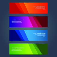 Vector Abstract design banner web template