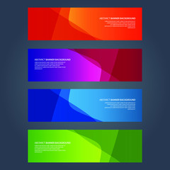 Fototapeta premium Vector Abstract design banner web template