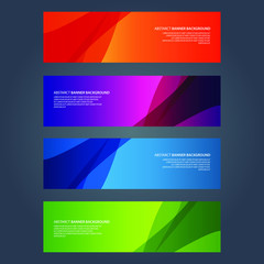 Vector Abstract design banner web template