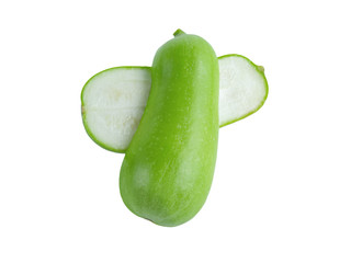 winter melon isolated on white background
