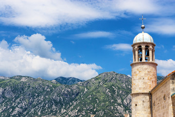 Tower of Church of Our Lady of the Rocks, Perast, Montenegro