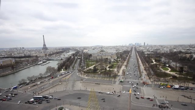  Panoramic view of Paris,Shot taken 16/03/2016
