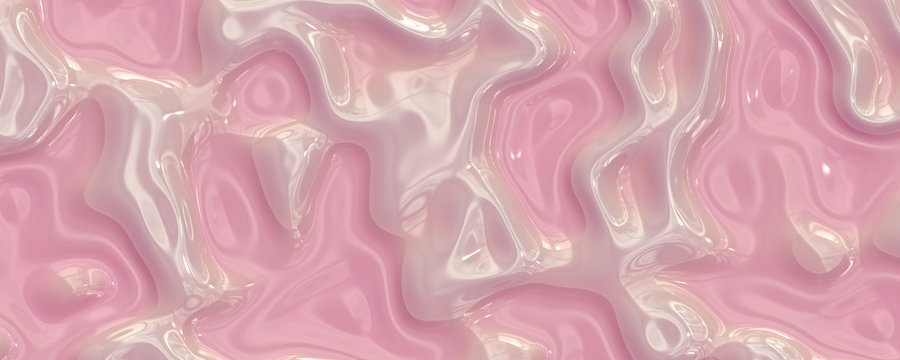 Wavy liquid pink background
