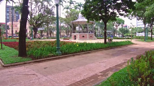 A Beautiful Graha In City Park - Hand Held 