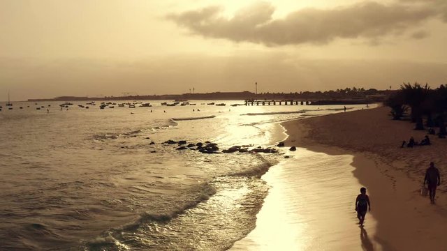 Santa Maria, Sal, island, 120fps, slowmotion, surfers, 2 of 6