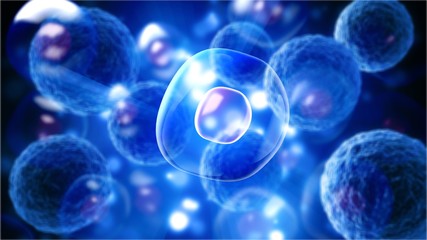 Human stem cells illustration background