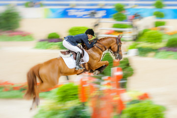 Equestrian competition Jumping