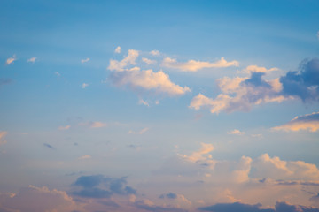 Sky and clouds before sunset