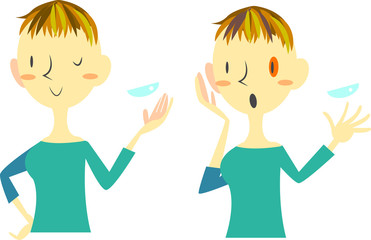 コンタクトレンズ　トラブル