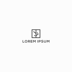 Tree Logo Icon Design Template. Simple and Modern Vector Illustration