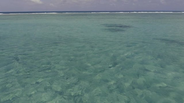 Colliers reef and bay Grand Cayman Island aerial view