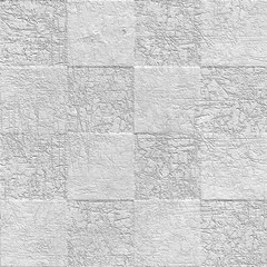 Fototapety  Tynk ściana bezszwowa tekstura z geometrycznym wzorem kwadratu, ilustracja 3d