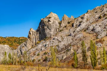 Foto op Canvas Russia. Crimean mountains, roks. © Alex Bu