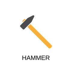 Hammer icon. Hammer symbol design. Stock - Vector illustration can be used for web.