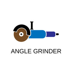 Angle grinder icon. Angle grinder saw symbol design. Stock - Vector illustration can be used for web.