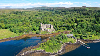 Dunvegan Castle, Isle of Skye, Drone