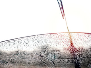 Windshield washing background.
