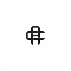 AC Initial letter overlapping interlock logo monogram line art style