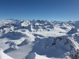 Fototapeta na wymiar alps in winter