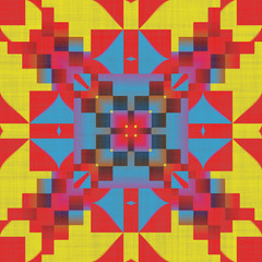 Abstract  cartoon kaleidoscope