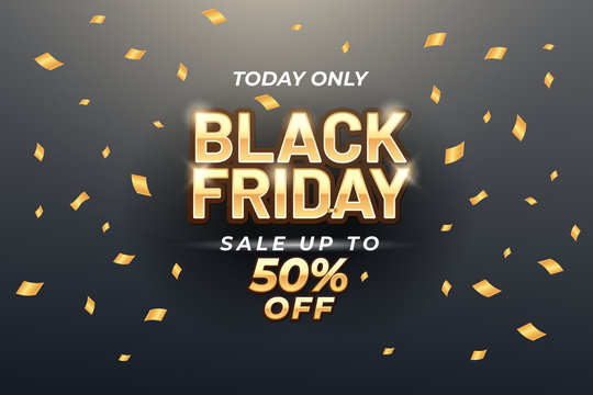 Sale banner template design with Black friday sale word. Social media banner template, voucher, discount, season sale