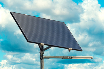 Obraz premium LED street light with solar panels